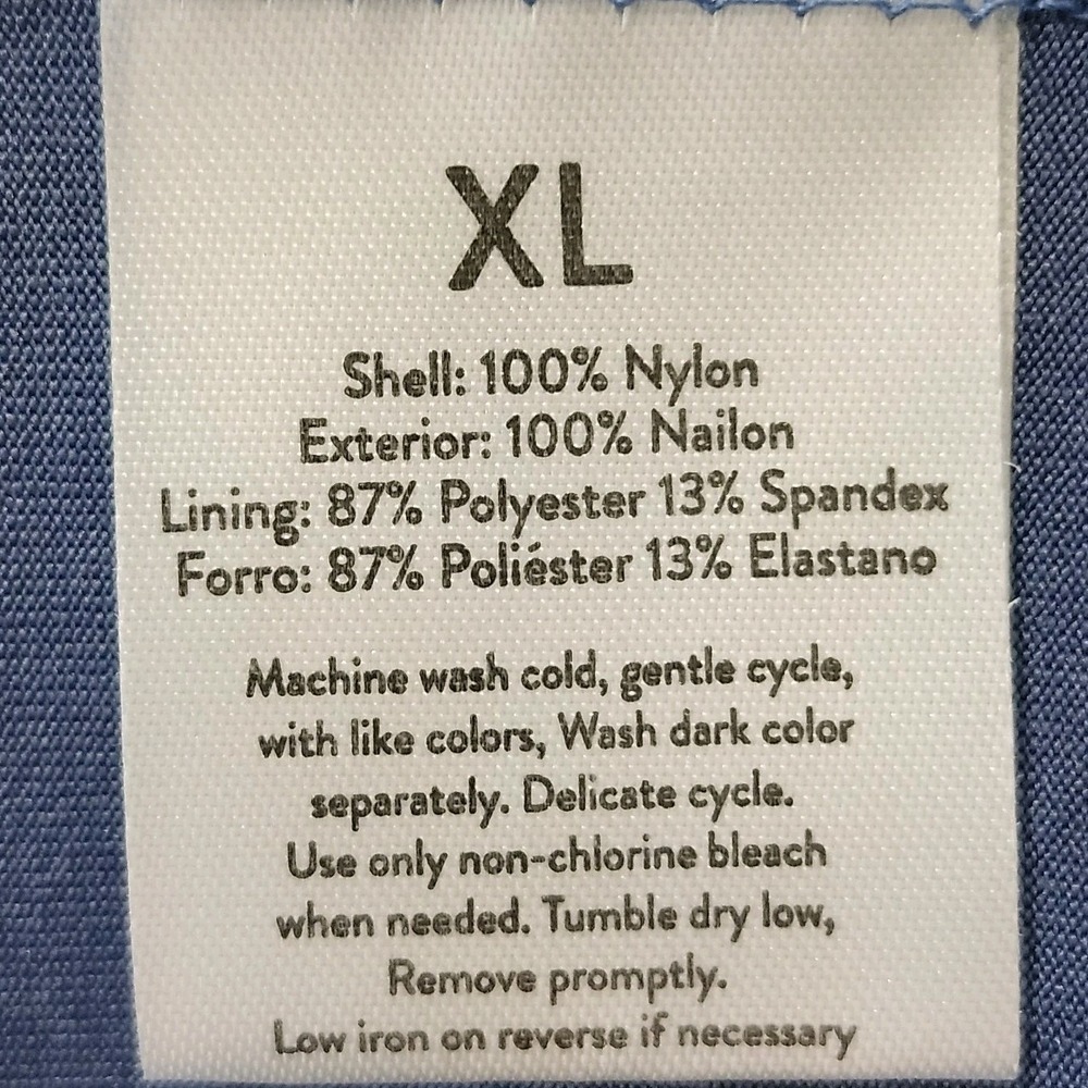 BORN Outdoor Skort Womens X Large Blue‎ Hiking Wind Water Resistant Pockets NWT - Picture 7 of 10